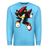 Ocean Blue shadow the hedgehog Premium Sweatshirt - linhVisuals