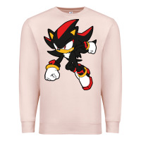 Pale Pink shadow the hedgehog Premium Sweatshirt - linhVisuals