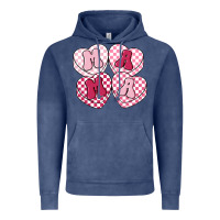 Vintage Denim mama candy hearts Vintage Hoodie - LillyAllenDesigns