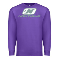 Purple Nautique Boats Premium Sweatshirt - linhVisuals