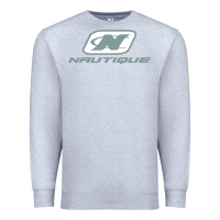 Heather Grey Nautique Boats Premium Sweatshirt - linhVisuals