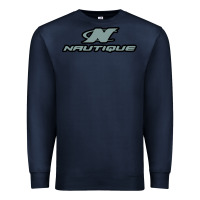 Navy Nautique Boats Premium Sweatshirt - linhVisuals