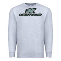 Heather Grey Nautique Boats Premium Sweatshirt - linhVisuals
