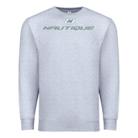 Heather Grey Nautique Boats Premium Sweatshirt - linhVisuals
