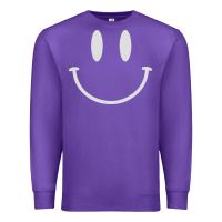 Purple smily Premium Sweatshirt - linhVisuals