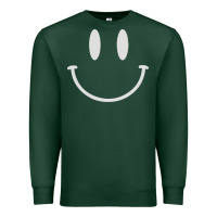 Sports Green smily Premium Sweatshirt - linhVisuals