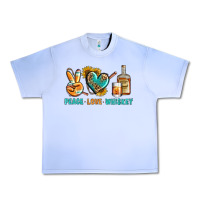 Grape Ice Peace Love Whiskey Urban Heavy Tee - BundleAndBundleShop