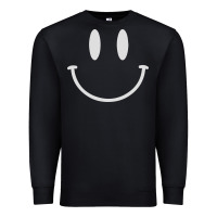 Black smily Premium Sweatshirt - linhVisuals