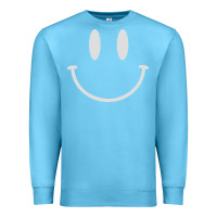 Ocean Blue smily Premium Sweatshirt - linhVisuals