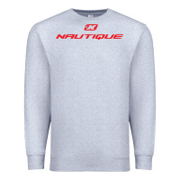Heather Grey Nautique Boats Premium Sweatshirt - linhVisuals