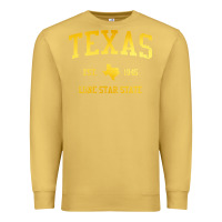 Antique Gold texas Premium Sweatshirt - linhVisuals
