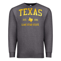 Charcoal Heather texas Premium Sweatshirt - linhVisuals