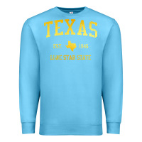 Ocean Blue texas Premium Sweatshirt - linhVisuals