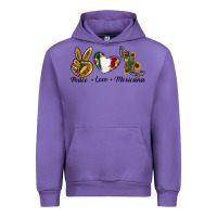 Tulip Peace Love Mexicana Urban Hoodie - RanaPortraitStore