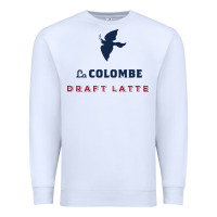 White La Colombe Premium Sweatshirt - linhVisuals