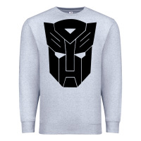 Heather Grey transformer Premium Sweatshirt - linhVisuals