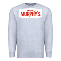 Heather Grey papa murphy's Premium Sweatshirt - linhVisuals