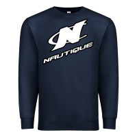 Navy Nautique Boats Premium Sweatshirt - linhVisuals