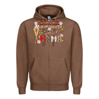 Chestnut somebody's loud mouth baseball Zipper Hoodie - JahusDesignShop