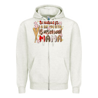 Oatmeal Heather somebody's loud mouth baseball Zipper Hoodie - JahusDesignShop
