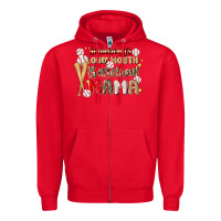 Red somebody's loud mouth baseball Zipper Hoodie - JahusDesignShop