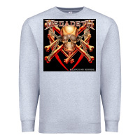 Heather Grey Megadeath Chains Premium Sweatshirt - linhVisuals