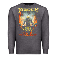 Charcoal Heather Megadeath World Order Premium Sweatshirt - linhVisuals