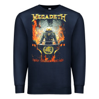 Navy Megadeath World Order Premium Sweatshirt - linhVisuals