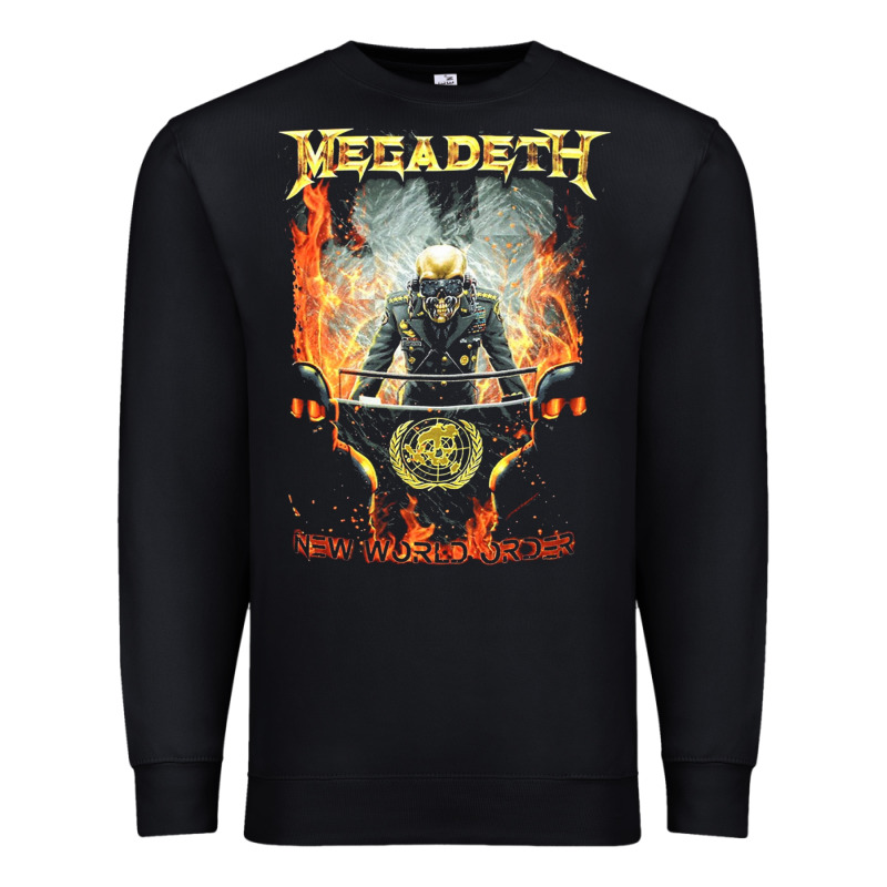 Megadeath World Order Premium Sweatshirt by linhVisuals | Teevron