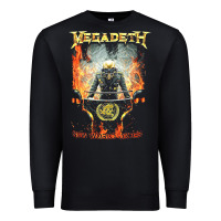 Black Megadeath World Order Premium Sweatshirt - linhVisuals