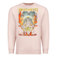 Pale Pink Megadeath World Order Premium Sweatshirt - linhVisuals