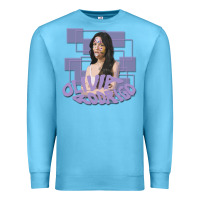 Ocean Blue olivia rodrigo Premium Sweatshirt - linhVisuals