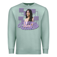 Seafoam olivia rodrigo Premium Sweatshirt - linhVisuals