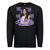 Black olivia rodrigo Premium Sweatshirt - linhVisuals
