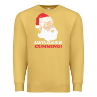 Antique Gold santa claus is cumming dirty humor Premium Sweatshirt - linhVisuals