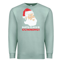 Seafoam santa claus is cumming dirty humor Premium Sweatshirt - linhVisuals