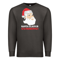 Smoke santa claus is cumming dirty humor Premium Sweatshirt - linhVisuals