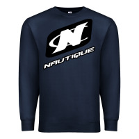 Navy Nautique Boats Premium Sweatshirt - linhVisuals
