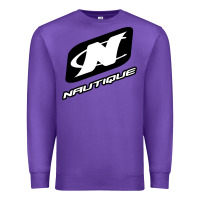 Purple Nautique Boats Premium Sweatshirt - linhVisuals