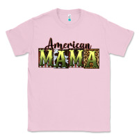 Bubblegum Pink American Mama  Mother's Day Classic Tee - CowGirlArtShop