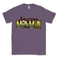 Lavender American Mama  Mother's Day Classic Tee - CowGirlArtShop