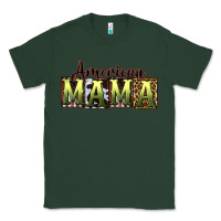 Sports Green American Mama  Mother's Day Classic Tee - CowGirlArtShop