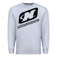 Heather Grey Nautique Boats Premium Sweatshirt - linhVisuals