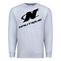Heather Grey Nautique Boats Premium Sweatshirt - linhVisuals