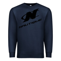 Navy Nautique Boats Premium Sweatshirt - linhVisuals