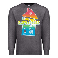 Charcoal Heather live from daryl house Premium Sweatshirt - linhVisuals
