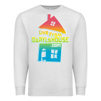 Oatmeal Heather live from daryl house Premium Sweatshirt - linhVisuals