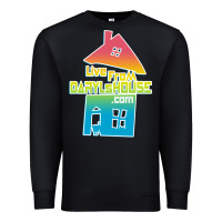 Black live from daryl house Premium Sweatshirt - linhVisuals