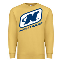 Antique Gold Nautique Boats Premium Sweatshirt - linhVisuals