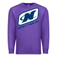 Purple Nautique Boats Premium Sweatshirt - linhVisuals